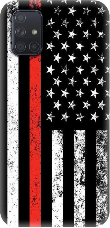 #Uncultured Back Cover for Samsung Galaxy A71 - Flag Print  (Multicolor, Hard Case, Pack of: 1)