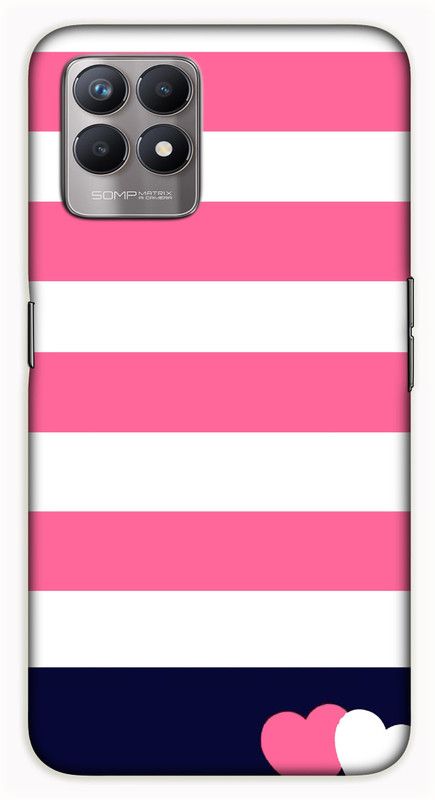 iprinto Back Cover for Realme 8i, RMX3151 Love Back Cover  (Pink, Hard Case)