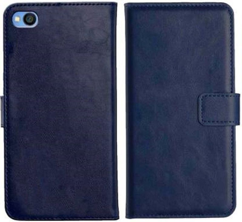 Urban Tech Flip Cover for Xiaomi Redmi GoFlip Case | Magnetic Closure | Shock Proof Wallet Flip Cover  (Blue, Magnetic Case, Pack of: 1)