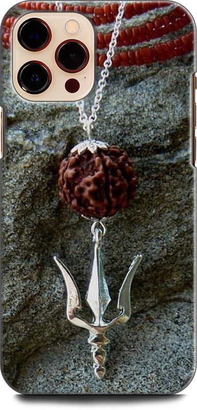 WallCraft Back Cover for APPLE iPhone 12 Pro TRISHUL, TRISHUL LOCKET, MAHADEV, SPRITUAL, SHIVJI  (Multicolor, Dual Protection, Pack of: 1)