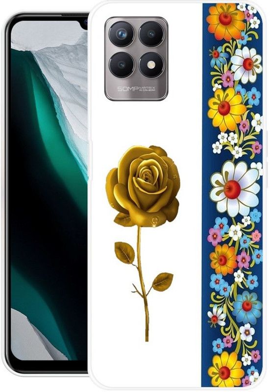 vaidik Back Cover for Realme 8i  (Multicolor, Silicon, Pack of: 1)