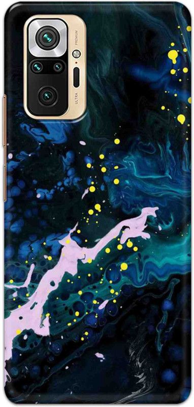 NDCOM Back Cover for Redmi Note 10 Pro Color Art Blue Printed  (Multicolor, Hard Case, Pack of: 1)
