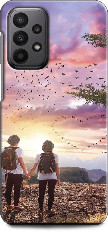 INDICRAFT Back Cover for SAMSUNG Galaxy A33 5G SWEET HUG, LOVE, GIRL AND BOY, COUPLES, TOGETHER  (Multicolor, Shock Proof, Pack of: 1)