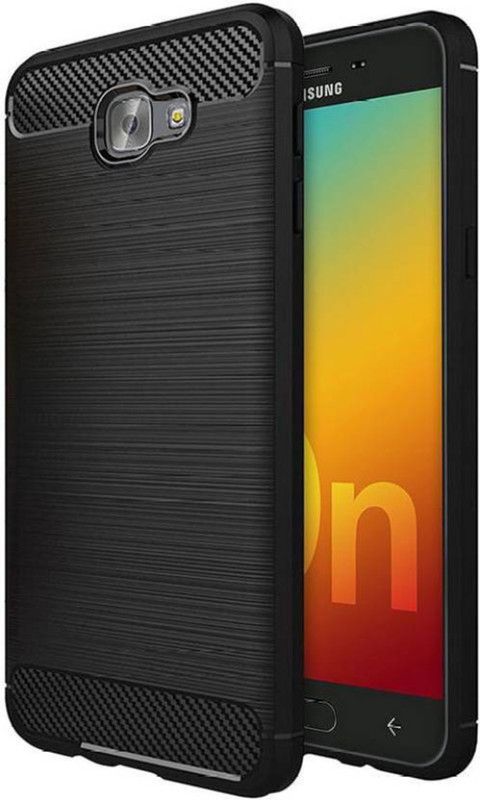 golimar Back Cover for Samsung Galaxy J7 Prime or On Nxt  (Black, Shock Proof)