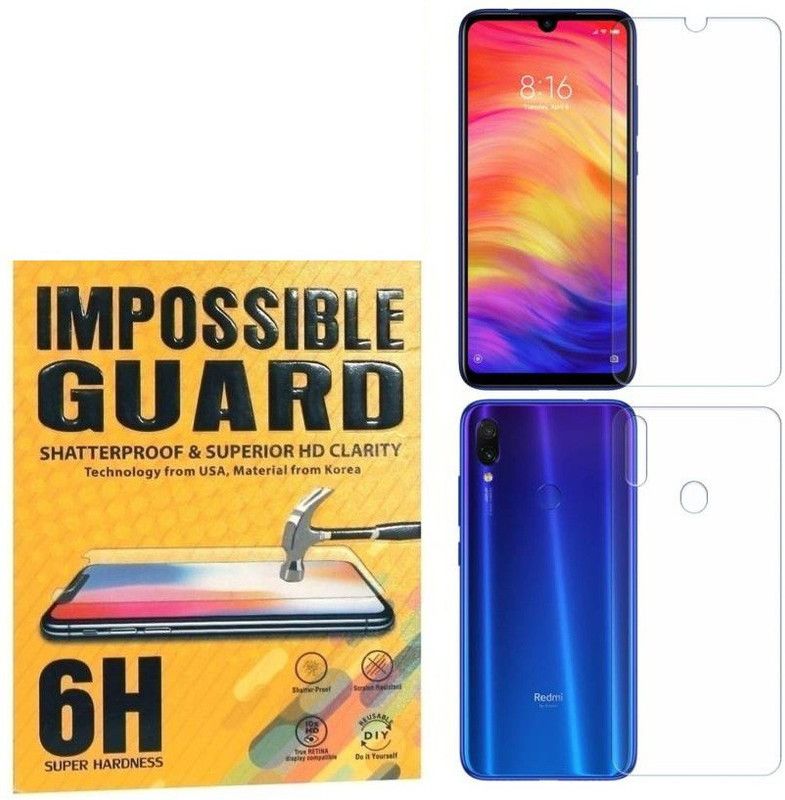 JBJ Front and Back Screen Guard for Mi Redmi Note 7, Mi Redmi Note 7 Pro, Mi Redmi Note 7S  (Pack of 1)