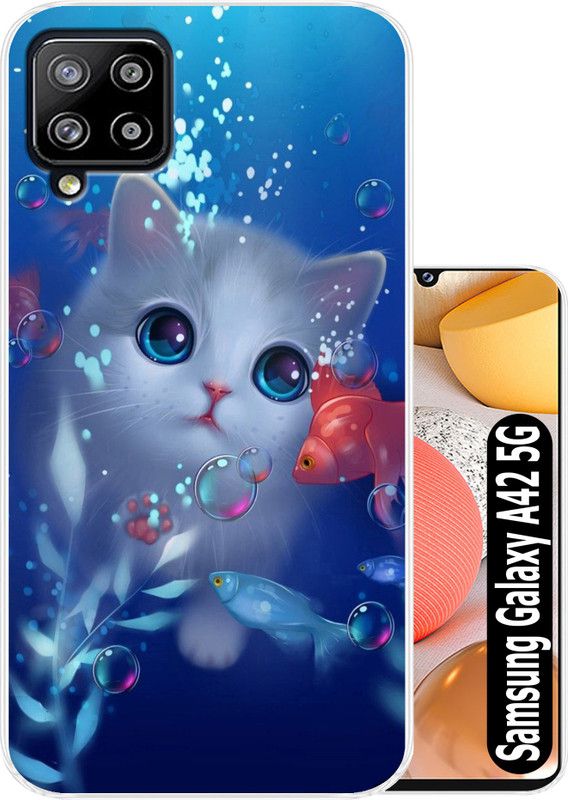 Hostprint Back Cover for Samsung Galaxy A42 5G  (Multicolor, Silicon, Pack of: 1)