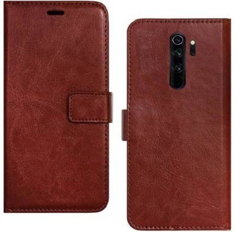 AUTOCASE Flip Cover for redmi note 8  (Brown)