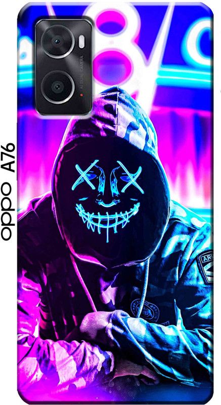 YornoSis Back Cover for Oppo A76 2656  (Multicolor, Matte Finish, Silicon, Pack of: 1)