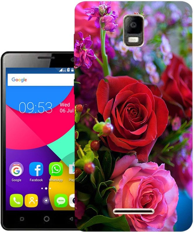 kridha Back Cover for Itel 1508 back cover | Rose flower | Design_136  (Multicolor, Flexible, Silicon, Pack of: 1)