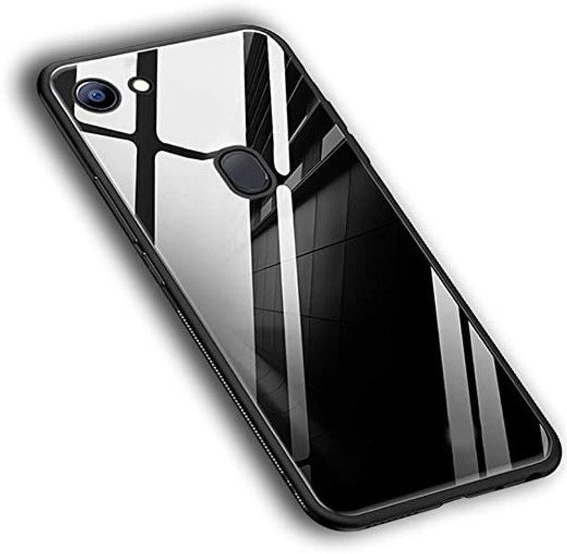 Yebhi Online Back Cover for Oppo F7 Youth |Premium Quality Glass| Stunning Look| Slim Fit  (Black, Grip Case, Pack of: 1)