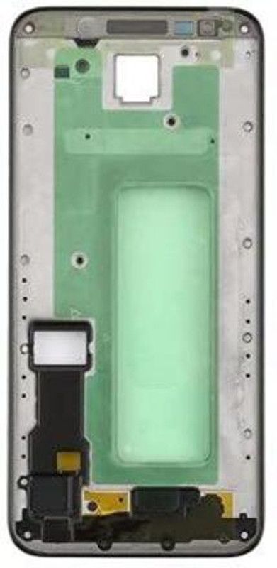 Sandreezz Samsung Galaxy A6 (LCD Frame Middle Chassis) Front Panel  (Black)