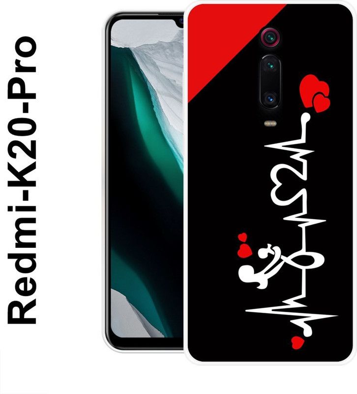 SUPERCASE Back Cover for Redmi K20 Pro  (Black, Red, Silicon)