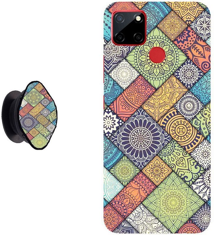Flipkart SmartBuy Back Cover for Realme C12  (Multicolor, Cases with Holder, Pack of: 2)
