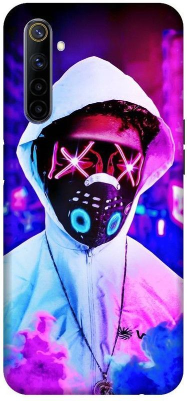 URCHIN Back Cover for Realme 6 proNeon, Neon Devil, Neon boy, Neon cool  (Multicolor, Shock Proof, Pack of: 1)