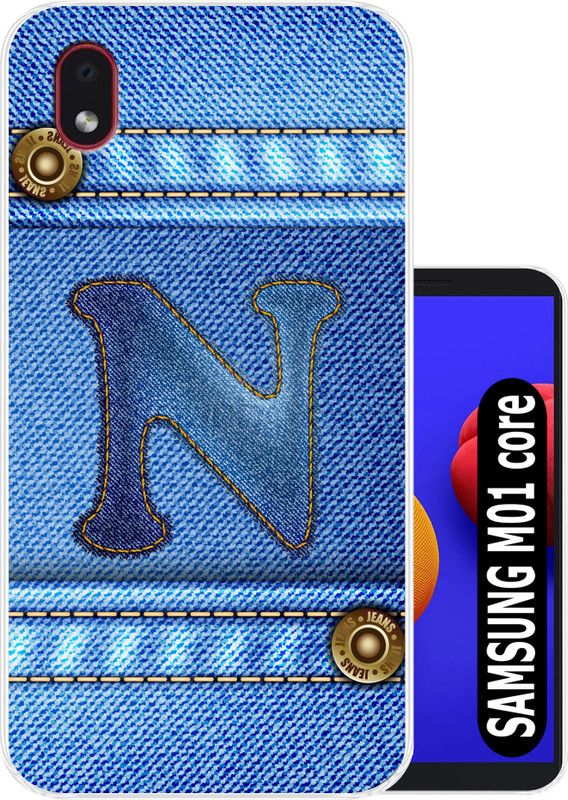 Hostprint Back Cover for Samsung Galaxy M01 Core  (Blue, Flexible, Silicon, Pack of: 1)
