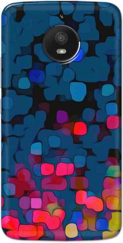 NDCOM Back Cover for Moto e4 plus Color Art Pattern Printed  (Multicolor, Hard Case, Pack of: 1)