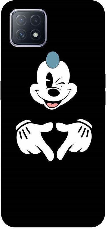 URCHIN Back Cover for Oppo A15 Mickey mouse, minnie mouse, mickey mouse, cartoon, funny, cute, love, Disney  (Multicolor, Shock Proof, Pack of: 1)