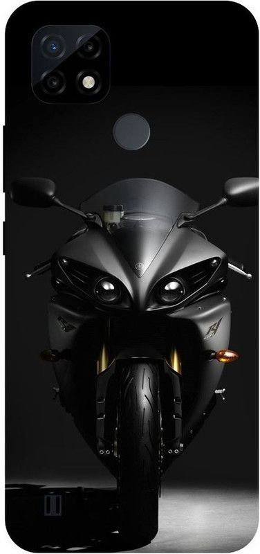 Wall Art Back Cover for Realme C25Y Bike, Racing, BMW, Bleck Car  (Multicolor, Dual Protection, Pack of: 1)