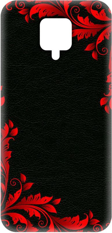 Smutty Back Cover for Poco M2 Pro, MZB9623IN - Red Floral Print  (Multicolor, Hard Case, Pack of: 1)