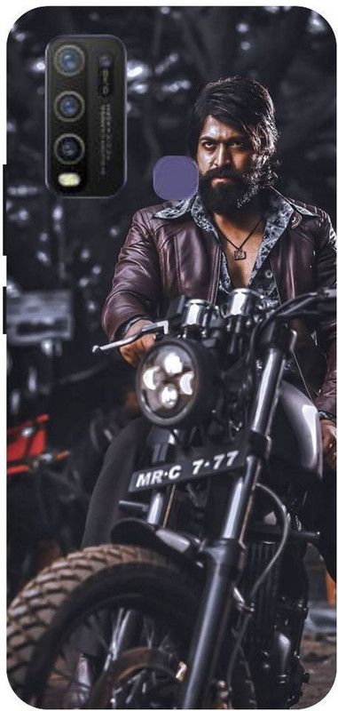 URCHIN Back Cover for Vivo Y50 KGF, kgf, rocky, kgf movie, Bike, Rocky bhai, kgf2  (Multicolor, Shock Proof, Pack of: 1)