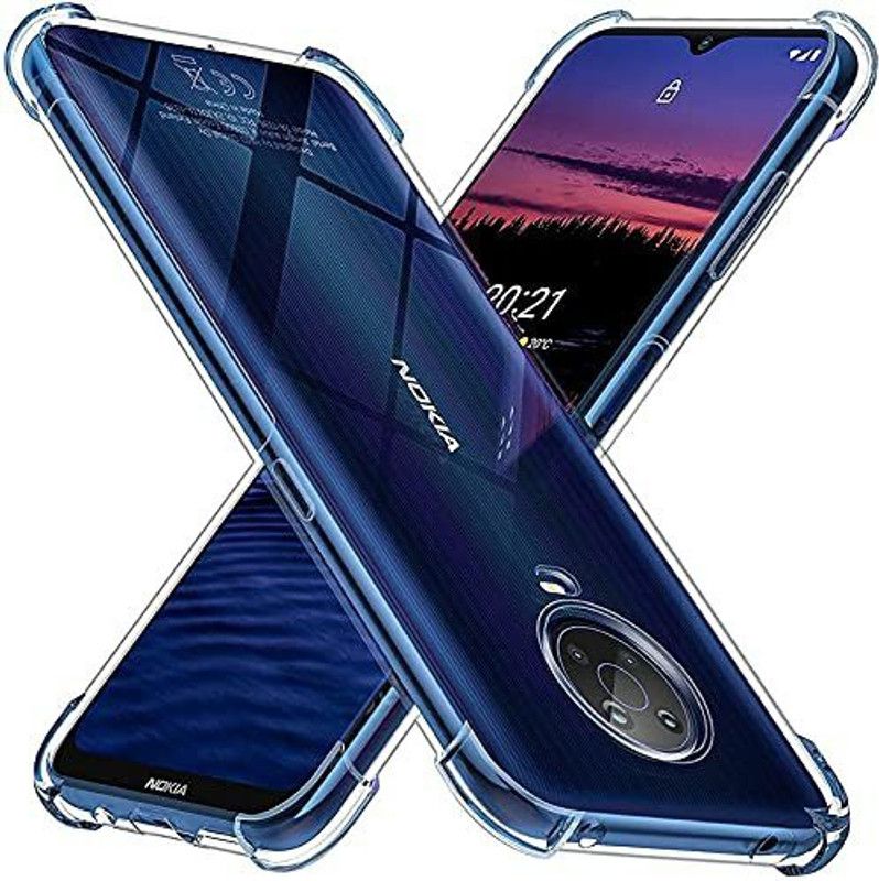 kursa hub Back Cover for NOKIA G20  (Transparent, Grip Case, Pack of: 1)