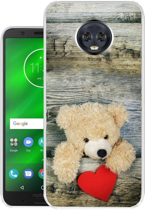 ONLITE Back Cover for Motorola Moto G6 Plus  (Grey, Grip Case, Silicon, Pack of: 1)