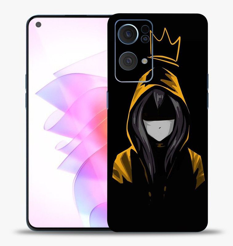 OggyBaba Oppo Reno 7 Pro, Skin Guard, An Elegant Mobile Skin  (Devil King Multicolor Skin With Ultra Matte Finish)