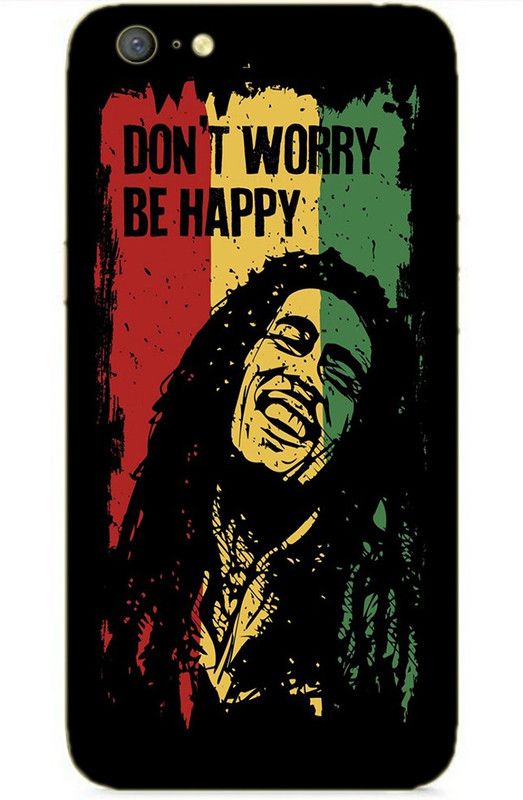 METOO Back Cover for Oppo CPH1717, Don't Worry, Be Happy ,Text Design Back Cover Print : 153  (Multicolor, Dual Protection, Silicon, Pack of: 1)