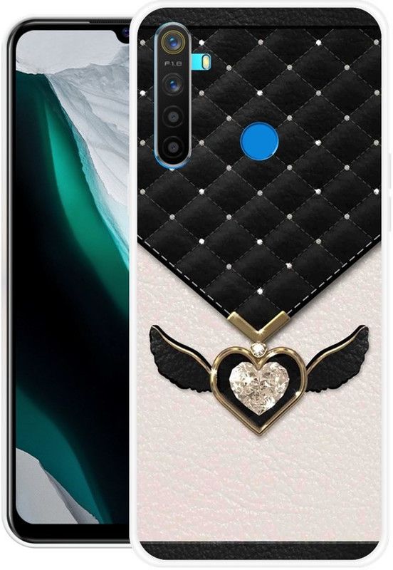 Looy Back Cover for Realme 5  (Multicolor, Flexible, Silicon, Pack of: 1)