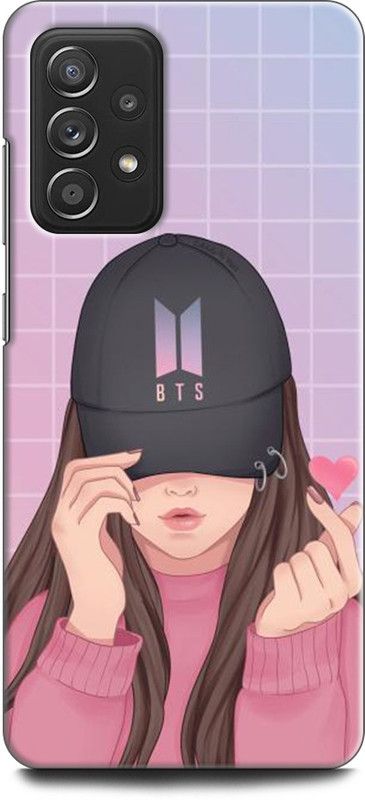 Afterglow Back Cover for SAMSUNG Galaxy A52 GRIL, BTS, LOVELY GRIL, ANIME  (Multicolor, Shock Proof, Pack of: 1)
