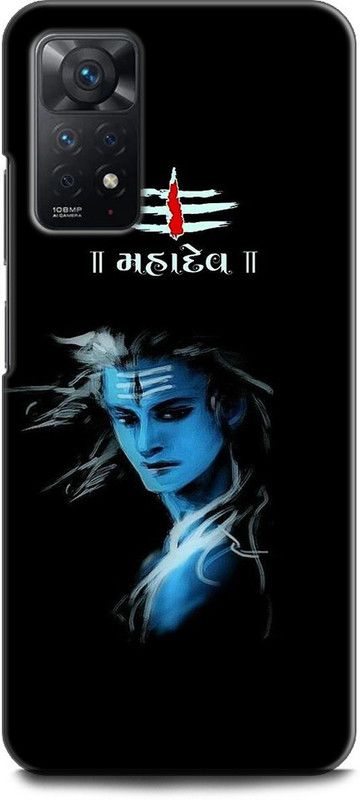 INDICRAFT Back Cover for REDMI Note 11 Pro SHIVJI, LORD SHIVA, MAHADEV, BHOLENATH, GOD  (Multicolor, Shock Proof, Pack of: 1)