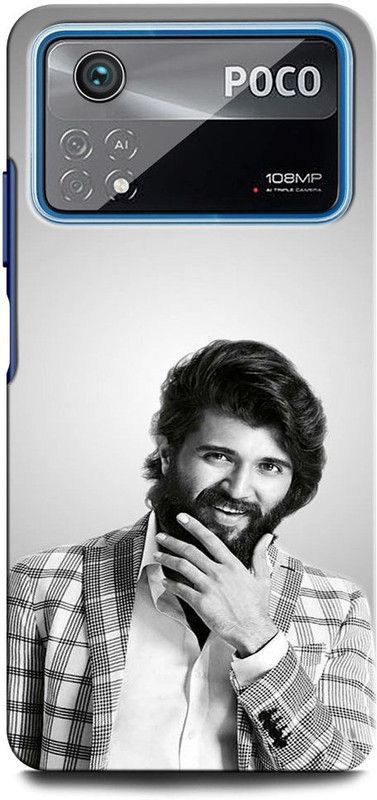 ORBIQE Back Cover for POCO X4 Pro 5G VIJAY DEVARKONDA, ARJUN REDDY, KABIR SINGH, STYLISH STAR  (Multicolor, Hard Case, Pack of: 1)