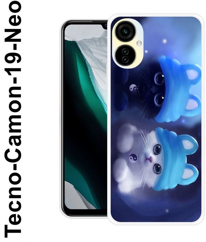 KUDI Back Cover for Tecno Camon 19 Neo  (Multicolor, Silicon)