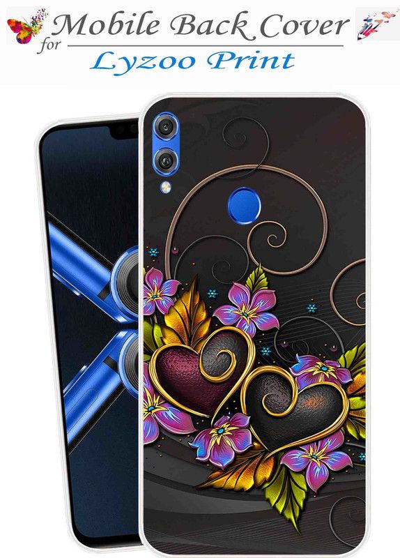 Lyzoo Back Cover for Honor 8X  (Multicolor, Flexible, Silicon, Pack of: 1)