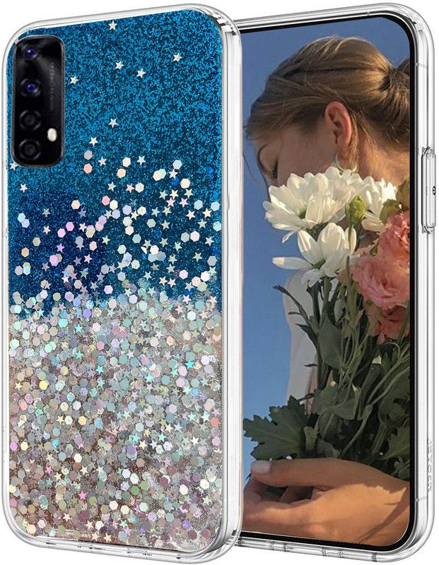 KC Back Cover for Realme 7 Pro  (Blue, Shock Proof, Silicon, Pack of: 1)