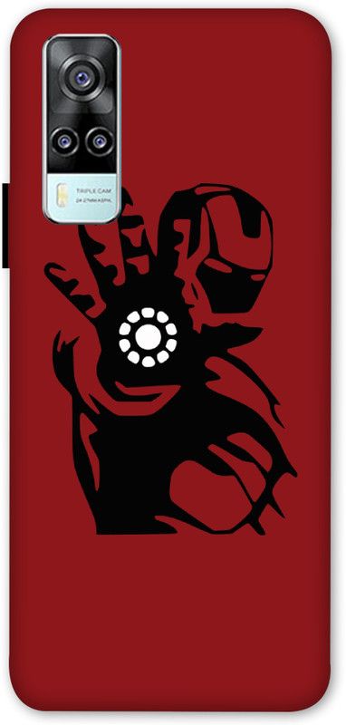 Upshot Back Cover for Vivo Y31  (Red, Grip Case, Silicon, Pack of: 1)