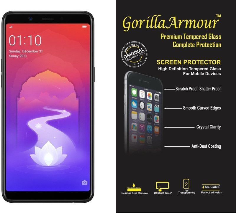 Gorilla Armour Tempered Glass Guard for OPPO Realme 1  (Pack of 1)