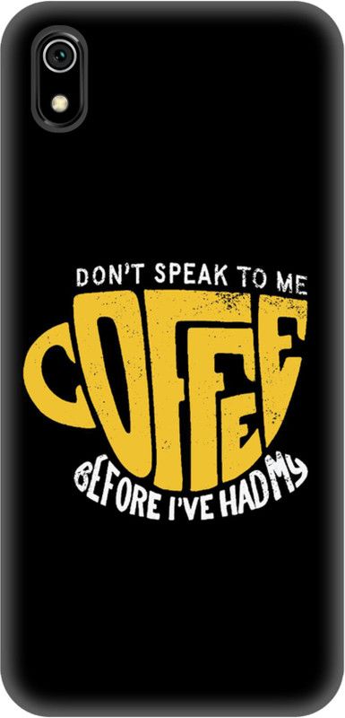 Smutty Back Cover for Mi Redmi 7A, MZB7798IN - Coffee Print  (Multicolor, Hard Case, Pack of: 1)