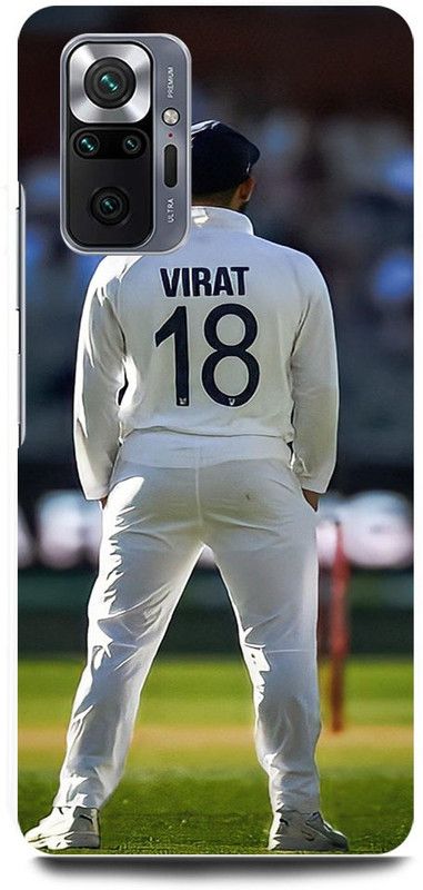 FRONK Back Cover for REDMI Note 10 Pro Max, VIRAT, KOHLI, INDIAN, PLAYER, CRICKETER, RCB  (White, Hard Case, Pack of: 1)