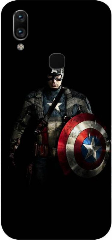 NDCOM Back Cover for Vivo Y93 Avengers End Game Captain America Printed  (Multicolor, Hard Case, Pack of: 1)