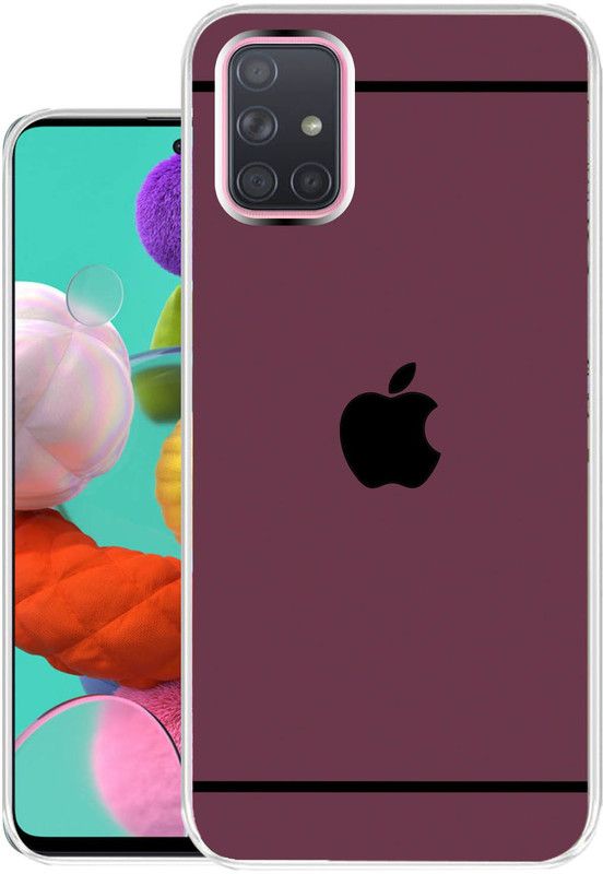 Case Club Back Cover for Samsung Galaxy A51  (Purple, Grip Case, Silicon)
