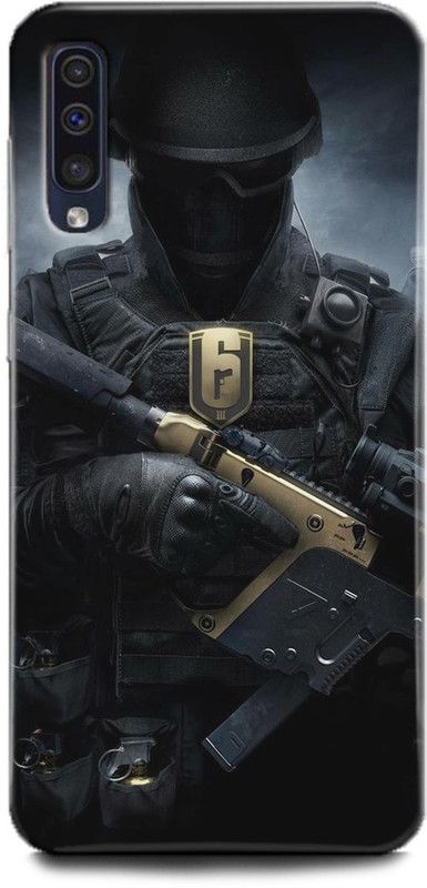 INDICRAFT Back Cover for Samsung Galaxy A50s, Army, Printed  (Multicolor, Shock Proof)
