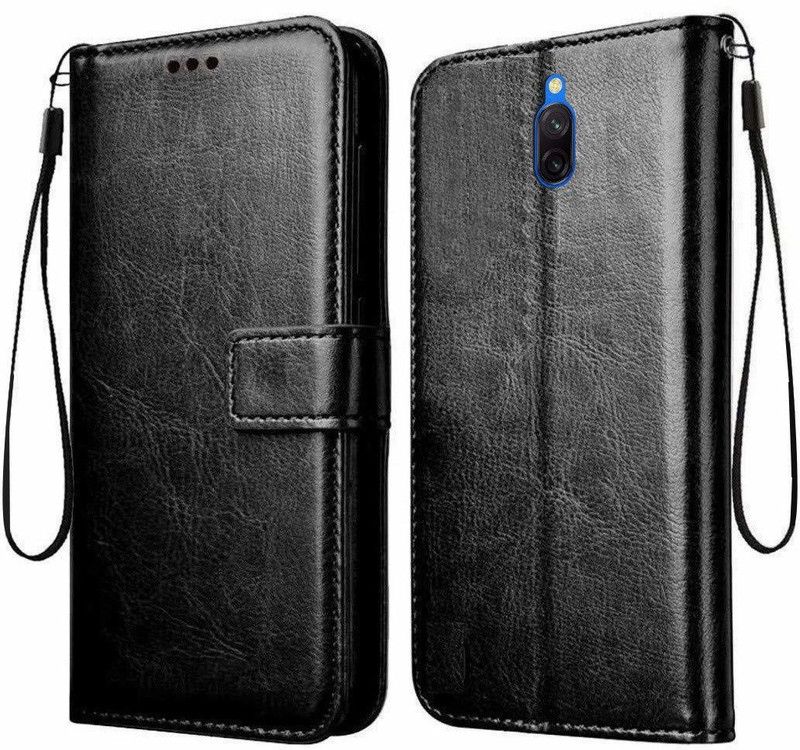 56 CASE AND COVER Flip Cover for Redmi 8A/Xiaomi Redmi 8A  (Black, Pack of: 1)