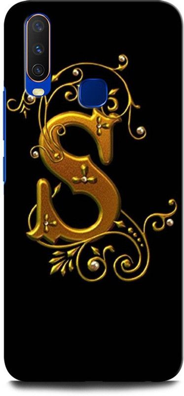 GRAFIQE Back Cover for Vivo Y17 1902 S, S LETTER, S ALPHABET, S DESIGN  (Multicolor, Shock Proof, Pack of: 1)