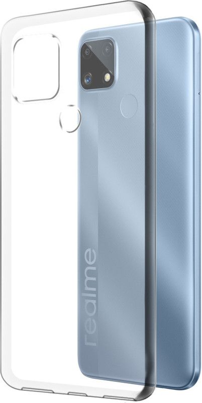 RVTCC Back Cover for Realme Narzo 30A  (Transparent, Pack of: 1)