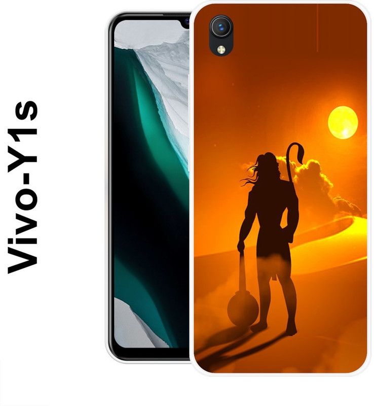 SHIVKUDI Back Cover for Vivo Y91i, Vivo Y90, Vivo Y1s  (Orange, Silicon)