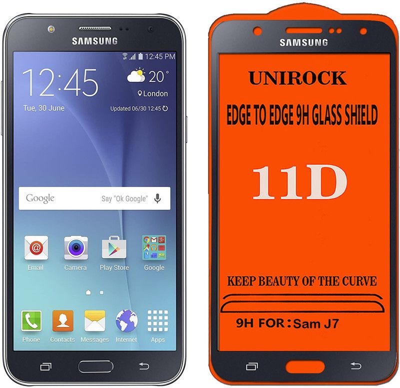 Unirock Tempered Glass Guard for Samsung Galaxy J7 - 6 (New 2016 Edition)  (Pack of 1)