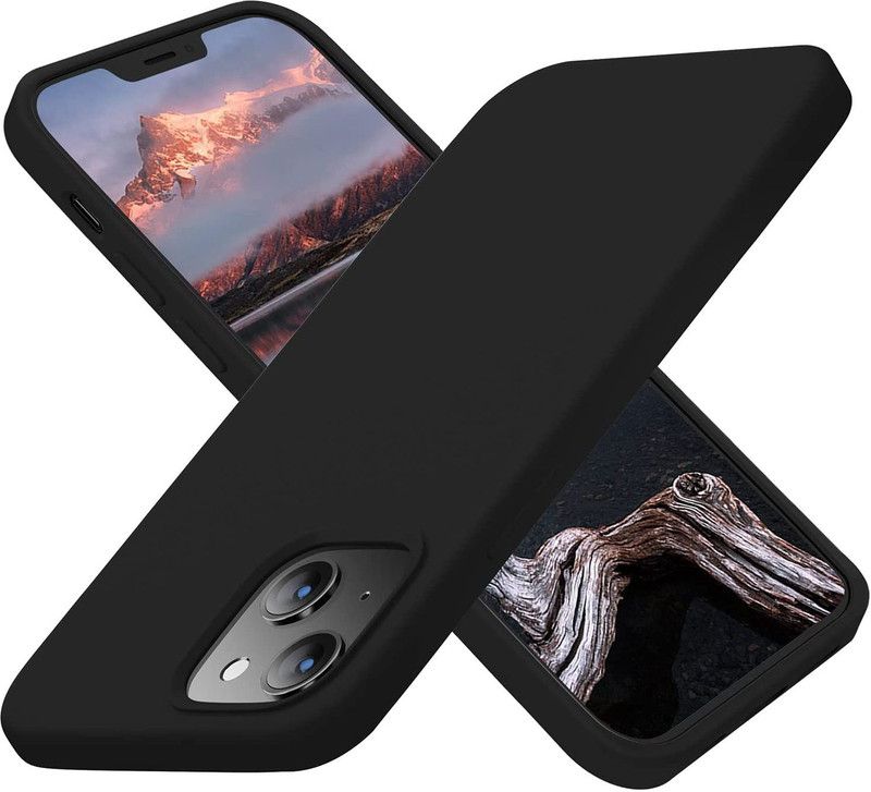 S-Hardline Back Cover for Apple iphone 13  (Black, Flexible, Pack of: 1)