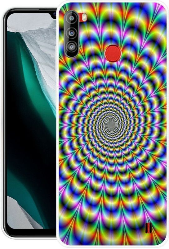 SIMAWAT Back Cover for Lava Z4  (Multicolor, Grip Case, Silicon)