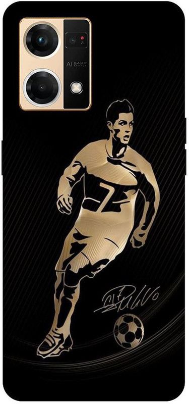 THE NARAYANA COLLECTIONS Back Cover for OPPO RENO 7- CPH2363-RONALDO,FOOTBALL,GAME,SPORTS  (Multicolor, Hard Case, Pack of: 1)